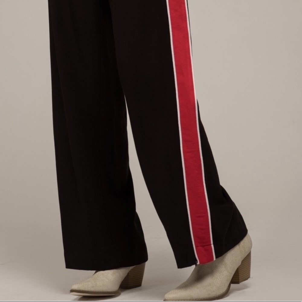 Moon River Racer Stripe Pant